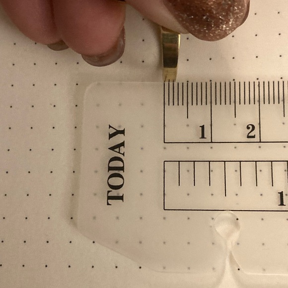 8k Gold Green Chalcedony Ring Navette Vintage - Picture 9 of 11